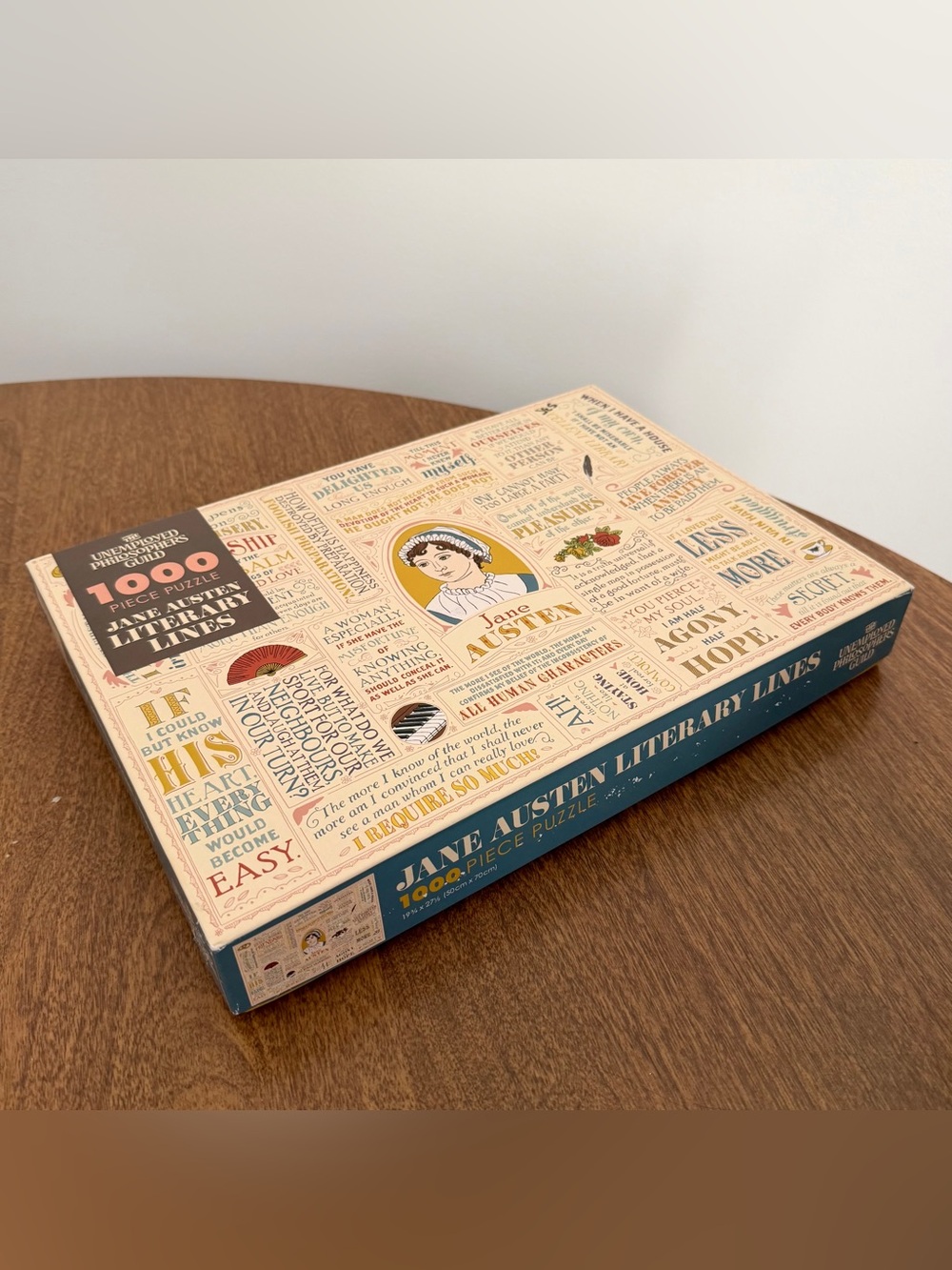 Jane Austen 1000-Piece Literary Lines Jigsaw Puzzle